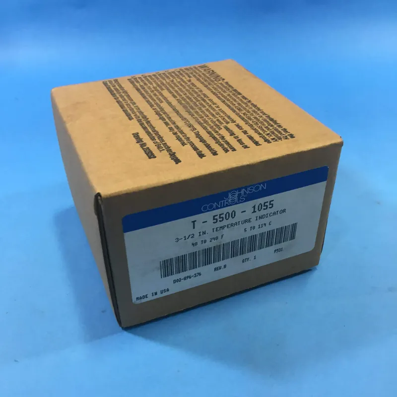 SK0259102-US20260702-105043-0 Johnson Controls T-5500-1055 Pneumatic Temperature Indicator 40/240F 3.5 Inch Dial - Image 1