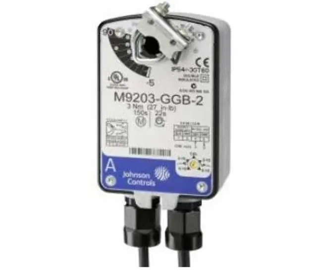 Johnson Controls M9203-GGA-2Z Direct Coupled, 27 lb-in, Spring-Return