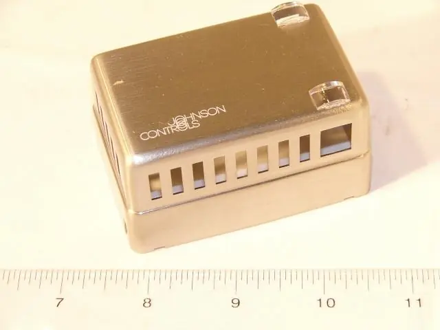 Johnson Controls T-4506-2000 Horizontal Nickel Cover for T-4000 Series Thermostats