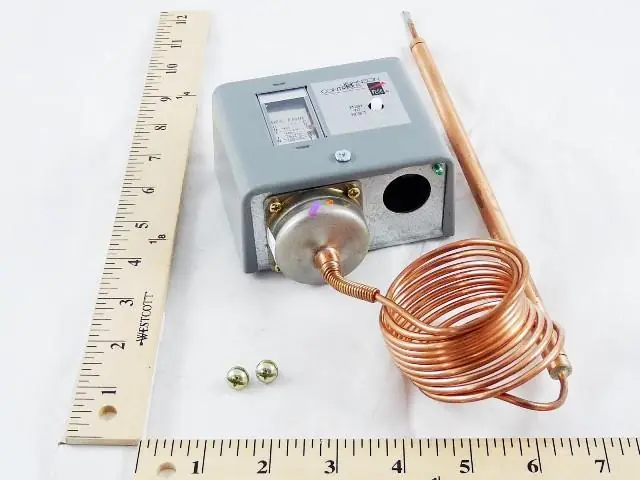 Johnson Controls A72AA-1 Temp -30/30F Dpst 6 4/25F Dif, Low
