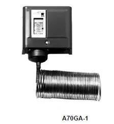 SK0259633-US20260702-105043-0 Johnson Controls A70GA-2 Temperature Control 35/80F OPEN-LO AUX.OPEN-HI - Image 1