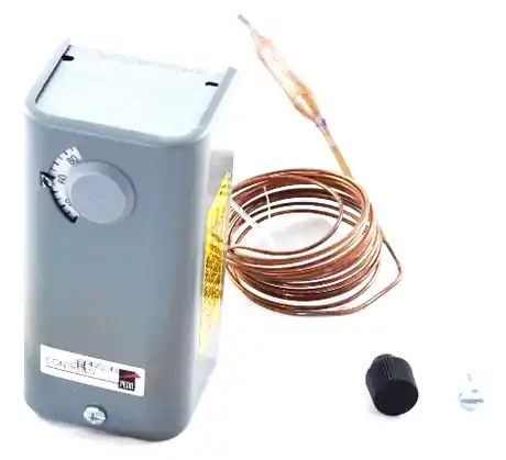 SK0259791-US20260702-105043-0 Johnson Controls A28AA-81 Temperature Control 2 STG-30/100F 8' CAP 2 SPDT - Image 1