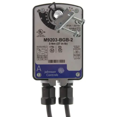 Johnson Controls M9203-BGB-2 Direct Coupled, 27 lb-in, Spring-Return
