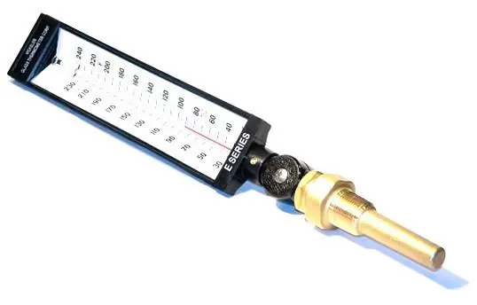SK0260163-US20260702-105043-0 KODIAK CONTROLS AS5H-9-30/240 Analog Thermometer with Well Stem 3.5 inches Length 9 inches Temperature 30 to 240F - Image 1