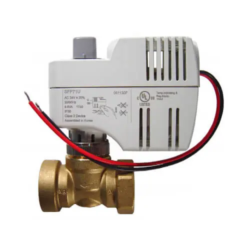 KMC Controls VEZ-4102CMBM Globe Valve 24V 1/2 Inch 4.0Cv Normally Open Spring Return