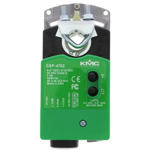 SK0260224-US20260702-105043-0 KMC Controls CSP-4702 Analog Differential Pressure VAV Controller-Actuator 16VDC - Image 1