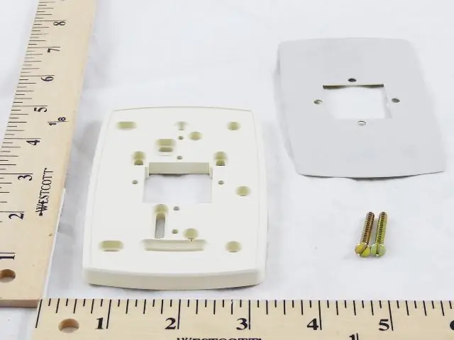 KMC Controls HMO-6036 Wall Plate 2 Inches X 2 Inches Light Almond for STE-6XXX and THE-1102 Sensors
