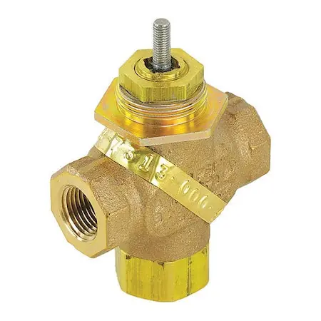 SK0261943-US20260702-105043-0 Schneider Electric VB-7313-0-4-2 Mixing Globe Valve 1/2 Inch NPT 2.2CV Bronze Body - Image 1