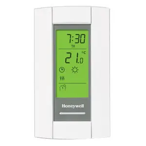 Honeywell TL8130A1005 Programmable Line Voltage Thermostat 240 VAC 1 Stage Heat