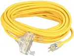 Voomi Supply 3489 - Tri-Source Extension Cord With Lighted Ends
