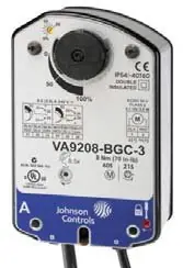 SK0263083-US20260702-105043-0 Johnson Controls VA9208-AGA-2 Electric Spring-Return Actuator 24 VAC - Image 1