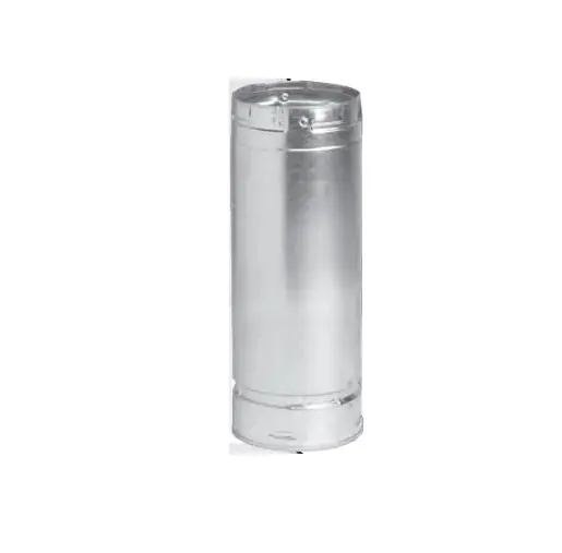 Metal-Fab 5M6 Double Wall Vent Pipe 5 in x 6 Feet Pipe