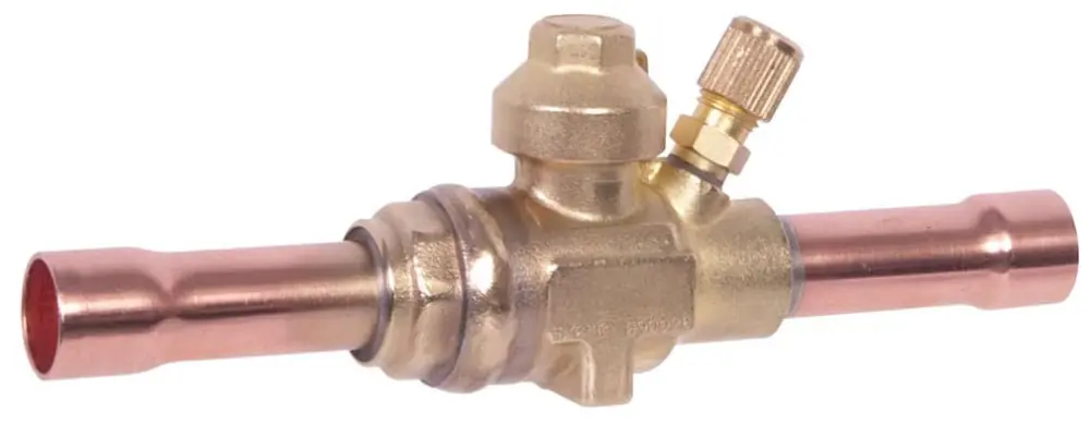 SK0263254-US20260702-105043-0 Sporlan 502057 Ball Valve ODF x ODF 700 PSI 3/4 Inch Full Port - Image 1