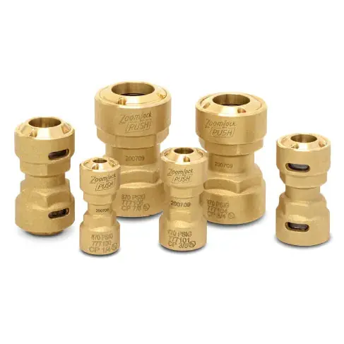 Sporlan PZKP-C12-HNBR ZoomLock Push To Connect Refrigerant Fitting 3/4 Coupling