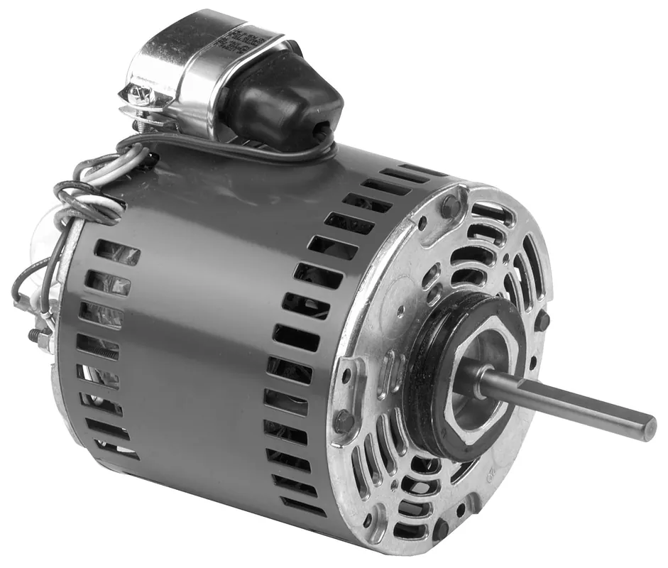 SK0263556-US20260702-105043-0 Fasco D487 5 Frame Open Ventilated Permanent Split Capacitor Refrigeration Fan Motor with Ball Bearing, 1/10HP, 1550RPM, 115/208-230V - Image 1
