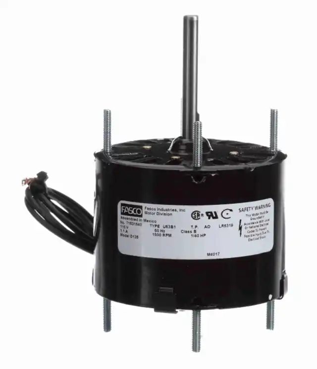 Genteq Motors D126 Motor Shaded Pole 1/40 Horsepower 115 Volt Clockwise 1500 Revolution per Minute 60 Hertz