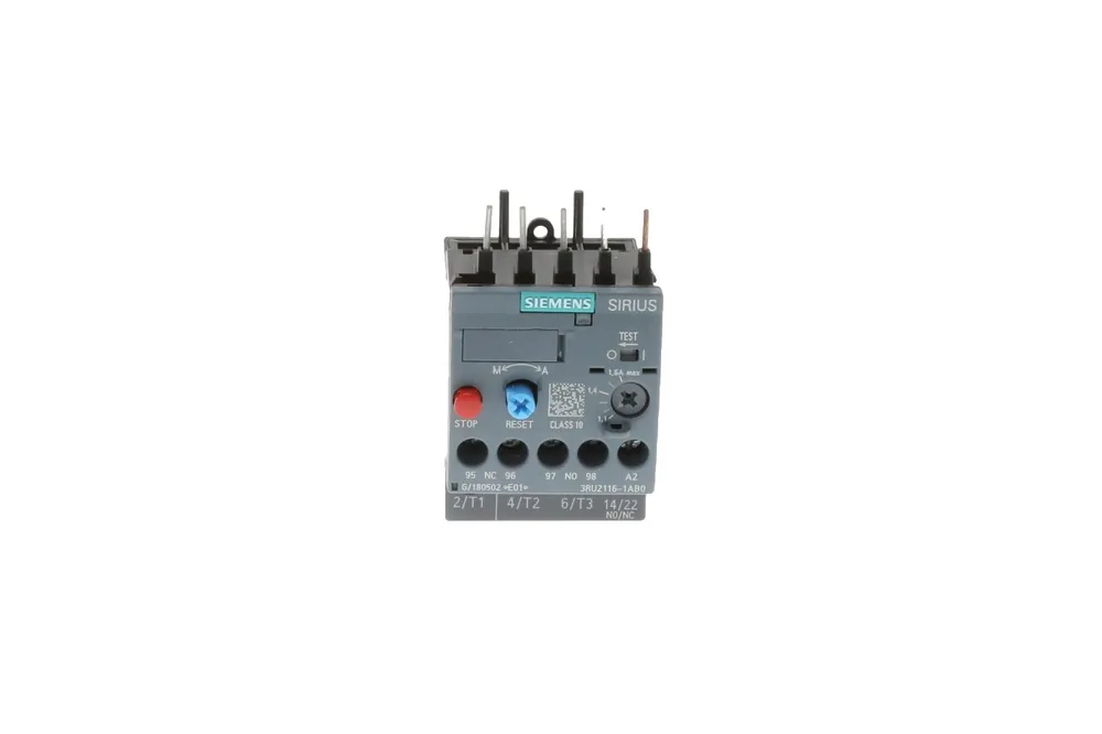 Siemens Industrial Controls 3Ru2116-1Ab0 - Overload Relay,1.1-1.6Amp