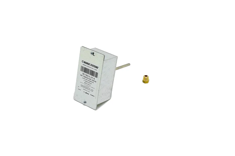 Mamac Systems Te-703-C-17-A-2 - 4" 20Kohm Immtempsnsr1/4"Adpt