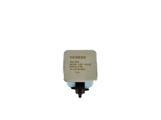 Siemens Building Technology 265-1024 - 220/240V E-P Valve W/Junc.Box