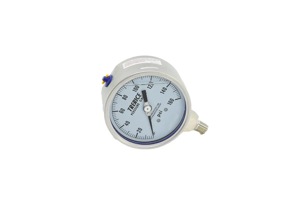 Trerice 700Lfss4002La120 - 4"Dial0-160# 1/4"Btm Liqfil Ss