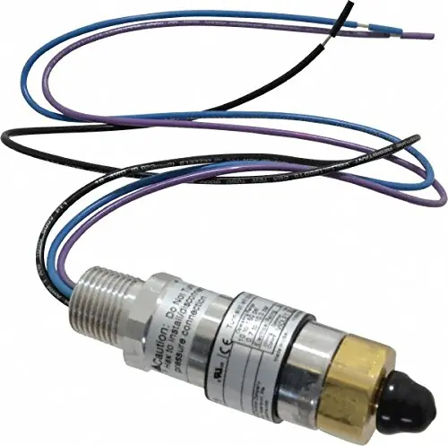 SK0265764-US20260702-105043-0 United Electric 10-C11 1/4 Inch Thread Compact Cylindrical Pressure Switch - Image 1