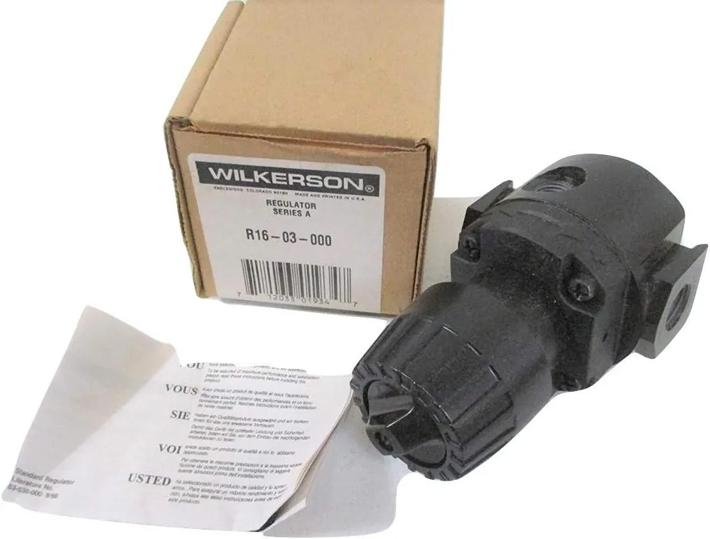 Wilkerson R16-03-000 Air Pressure Regulator 3/8 Inch Npt 300Psi 150F