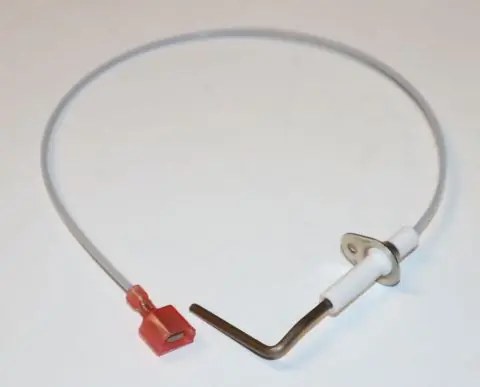 SK0265852-US20260702-105043-0 Weil McLain 511-330-182 Flame Rod w/Bracket - Image 1