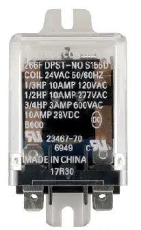York S1-024-25910-700 24VAC DPST Control Relay