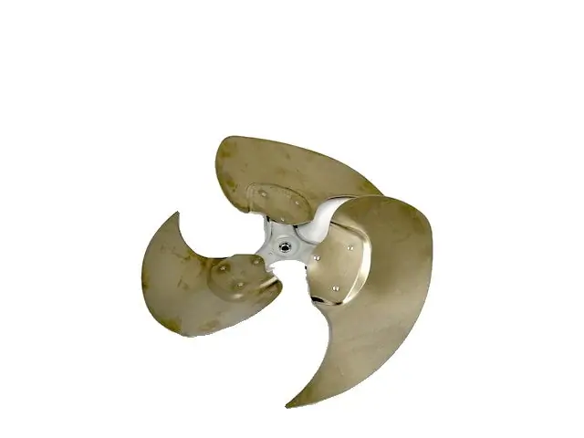 SK0266247-US20260702-105043-0 York S1-026-39500-000 22 Inch Diameter 22 Degree Pitch 1/2 Inch Bore CW 3 Blade Fan - Image 1