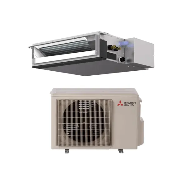 SK0266707-US20260702-105043-0 Mitsubishi P-Series 12000 BTU Horizontal Ducted Cooling Only Air Conditioning System - 21.1 SEER - Image 1