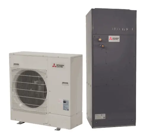 SK0266729-US20260702-105043-0 Mitsubishi P-Series 42000 BTU Multi-Position Heat Pump Air Conditioning System - 18 SEER - Image 1