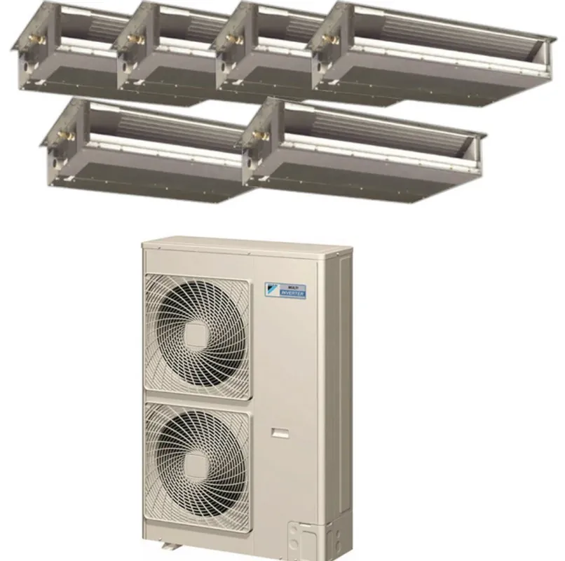 SK0267178-US20260702-105043-0 Daikin 48000 BTU 6 Zone Concealed Duct Mini-Split Heat Pump System - 19 SEER (9K+9K+9K+9K+12K+12K) - Image 1
