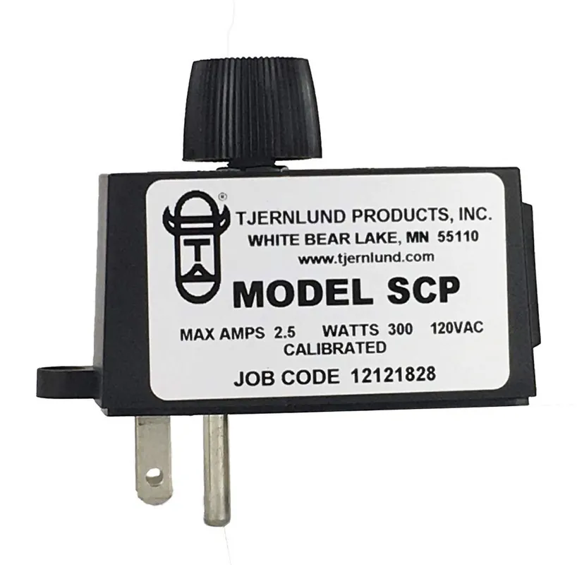 SK0268013-US20260702-105043-0 Tjernlund SCP Plug-in Fan Speed Control 115V 3 Amp - Image 1