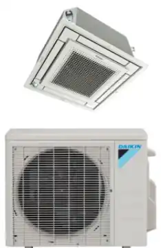 Daikin 9,000 BTU Vista Ceiling Cassette Ductless Mini-Split Heat Pump System - 20.9 SEER - R-410A