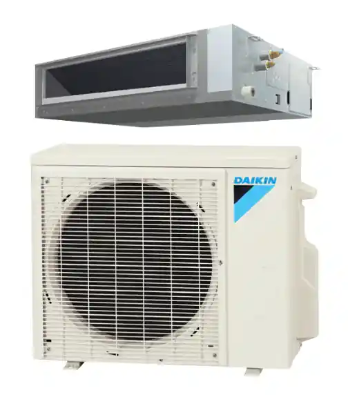 SK0268190-US20260702-105043-0 Daikin 12,000 BTU Aurora Concealed Duct Mini-Split Heat Pump System - 18 SEER - R-410A - Image 1