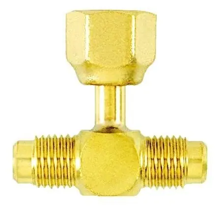 C & D Valve CD9603 Co T Valve 1/4 Inch Female Flare Fitting
