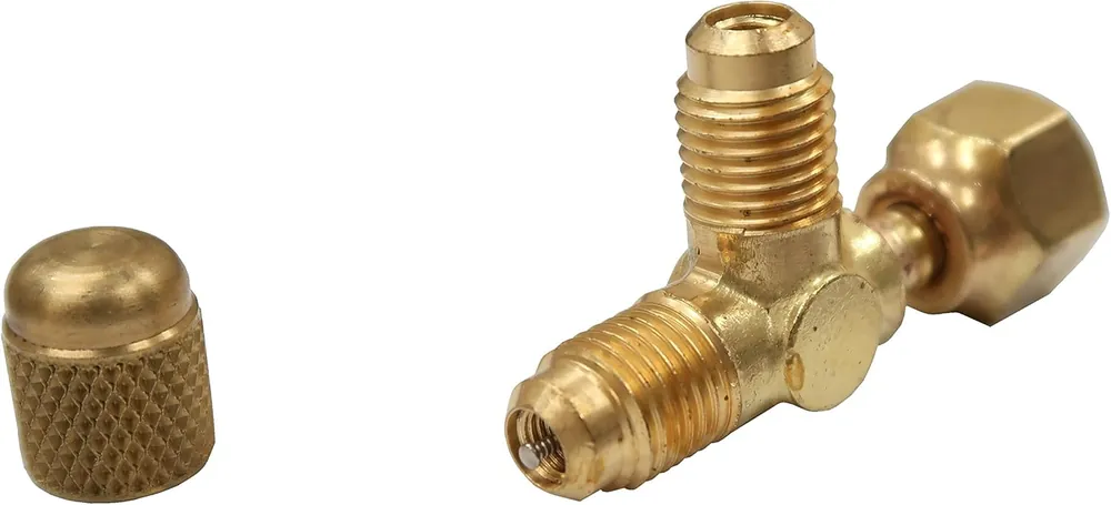 SK0268421-US20260702-105043-0 JB Industries A31851 FE SAE Swivel Tee with Depressor and Nut on Run, 1/4 - Image 1