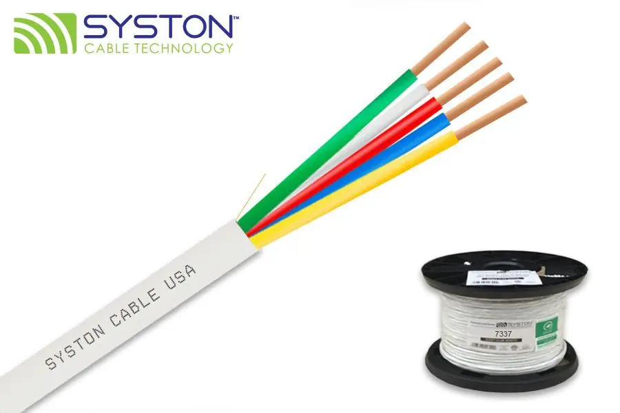 SK0268667-US20260702-105043-0 18 AWG 5 Conductor Riser Thermostat Wire (7337-SP-WH-250) - Image 1