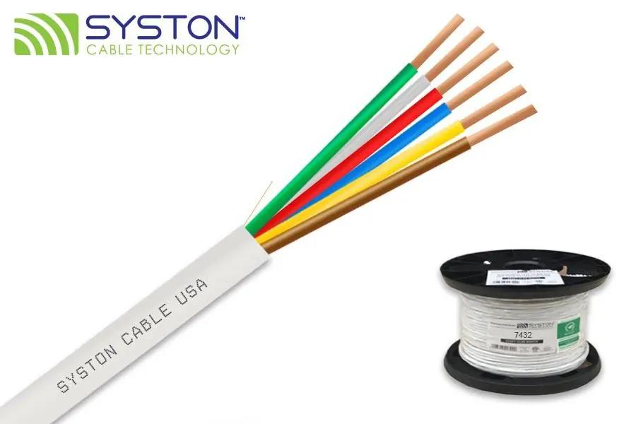 SK0268669-US20260702-105043-0 18 AWG 6 Conductor Riser Thermostat Wire (7432-SP-WH-250) - Image 1