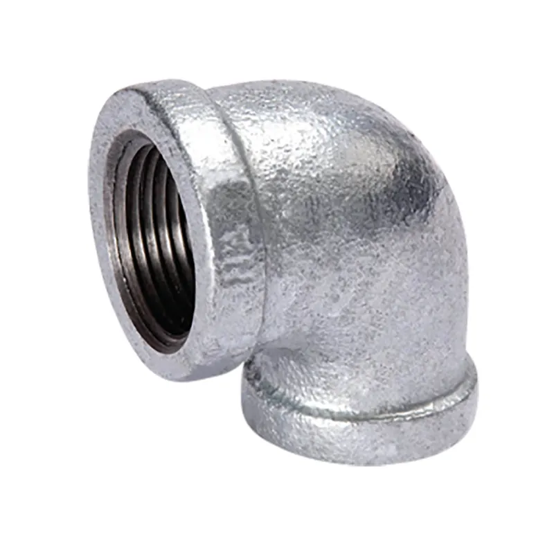 Soval 110-012007 - 1-1/4" x 3/4" Galvanized 90 Reducing Elbow