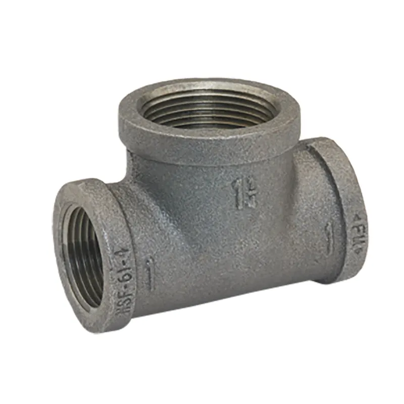 Soval 160-007012 - 3/4" x 1-1/4" Galvanized Bull Head Tee