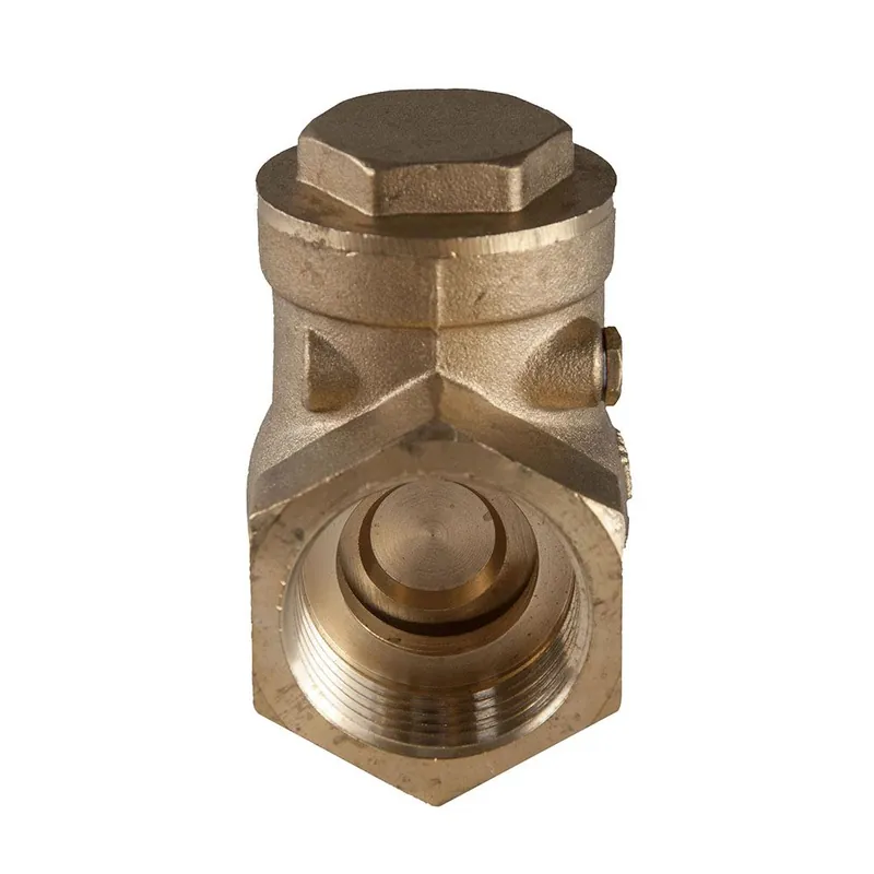 Soval 640-010T - 1" Brass Threaded Swing Check Valve