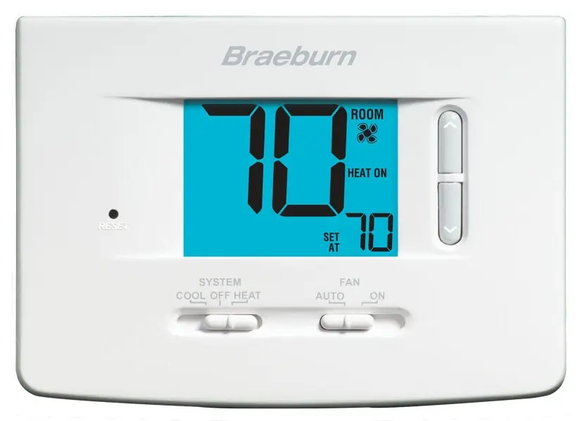 Braeburn 1020 Economy Series Non-Programmable Thermostat - 1H/1C