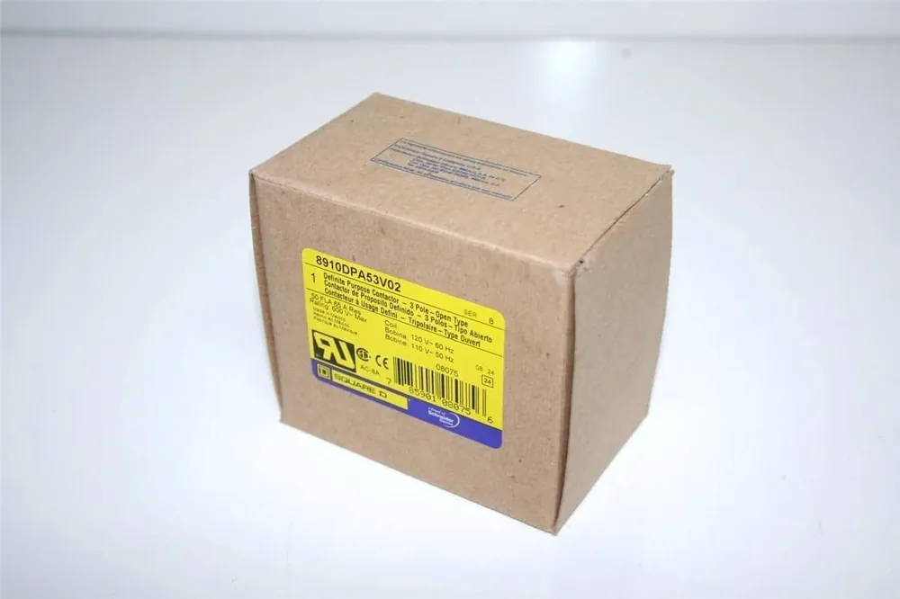 SK0270290-US20260702-105043-0 Schneider Electric 8910DPA53V02 Contactor 120V 50A 3-Pole Replacement for 42DF35AF - Image 1