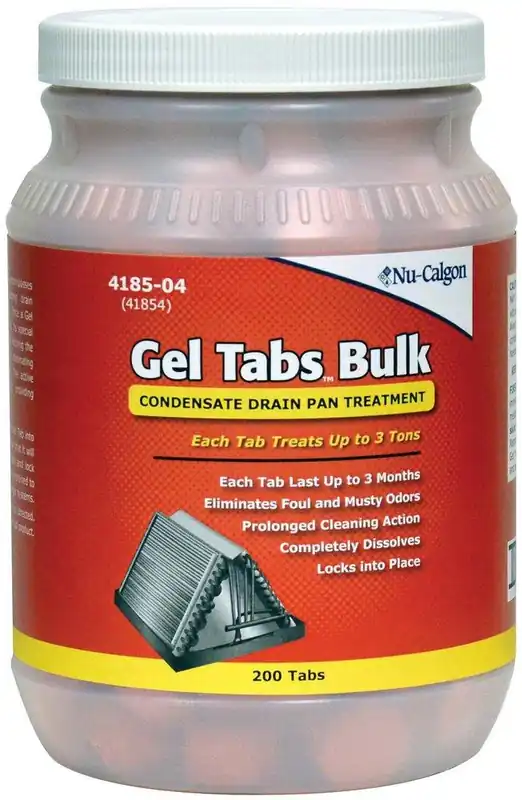 Nu-Calgon 4185-04 Gel Tabs 3 Ton (200 Count) Bulk