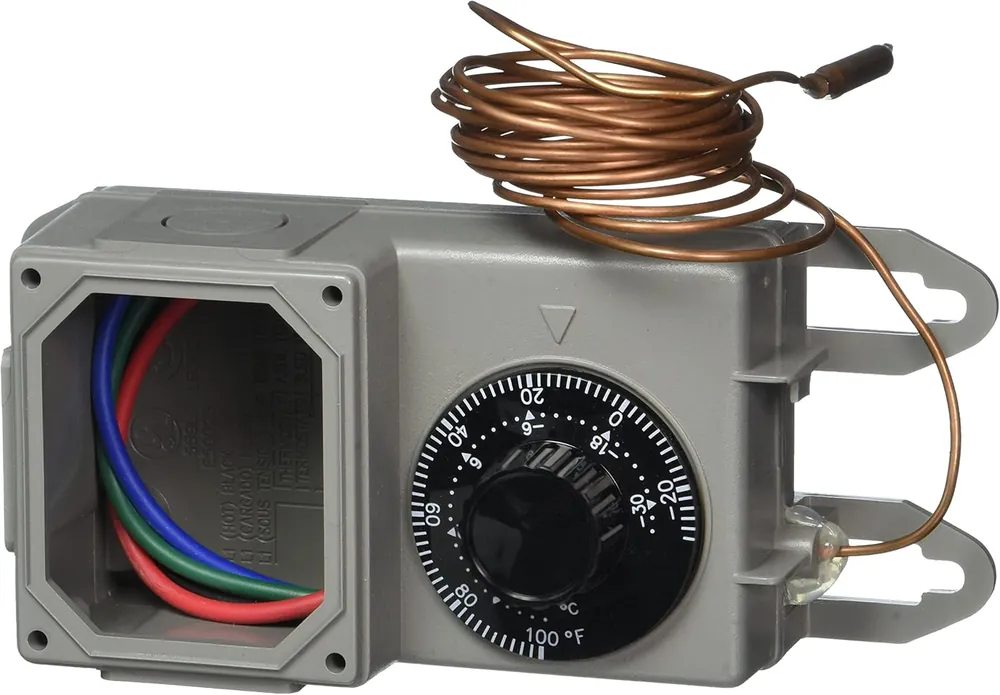 Peco TRF115-007 Industrial NEMA 4X Thermostat, SPDT, Gray