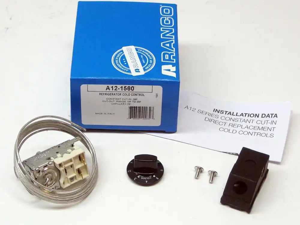 Robertshaw A12-1560 Temperature Control 38F Constant Cut-In Direct 72 inchesCap
