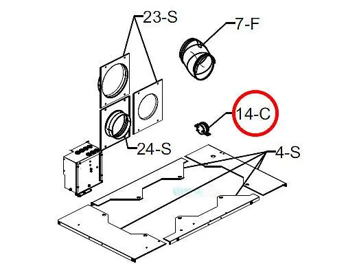 SK0272520-US20260702-105043-0 Raypak 011760F Vent Air Switch Kit Pressure Control HVAC Industrial - Image 1