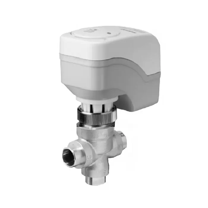 SIEMENS 248-00534 1/2 SWT Normally Open 3-Way Diverting Zone Valve, Modulating 0-10 Vdc, Fail-in-Place Actuator, 4.0 Cv (24V)