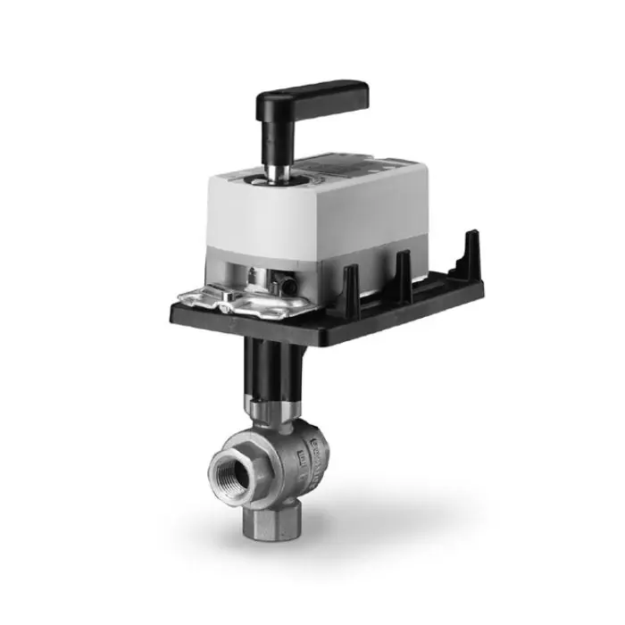 SIEMENS 171C-10352 3-Way Ball Valve Assembly w/ GDE161.1P Actuator (1.0 Cv)